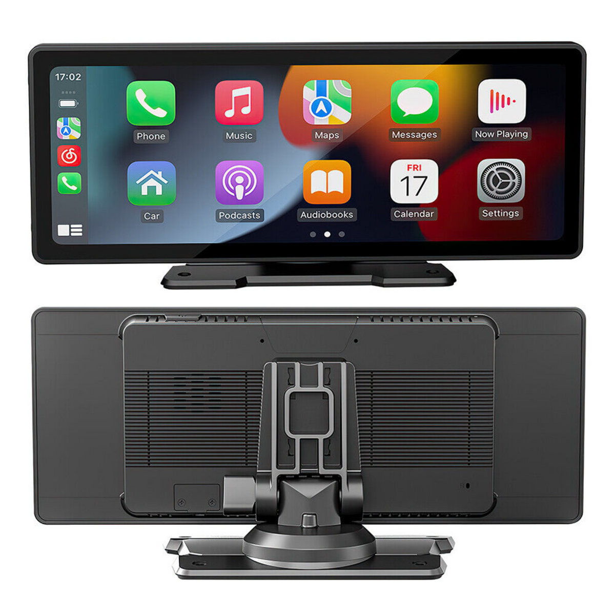 Apple Carplay Android 9" Portable Car Stereo Radio Wireless Auto FM Bluetooth