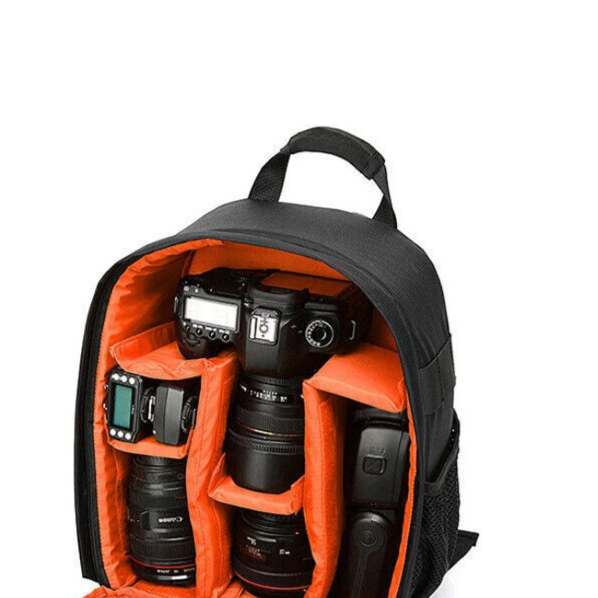 Waterproof Camera Soft Backpack Case Bag Orange Travel Outdoor Gear