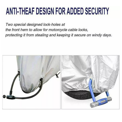 Waterproof Motor Bike Storage Motorcycle Cover Motorbike Cruiser XXL