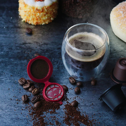Machine with Refillable Pods Nespresso Coffee Maker Acces