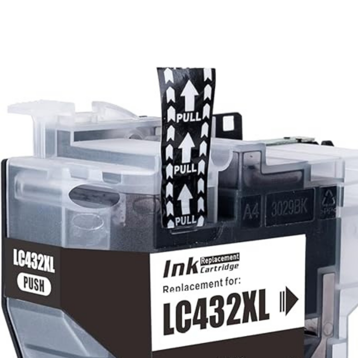 High Yield Black Ink Cartridges 3 Pack Compatible Brother LC-432XLBK