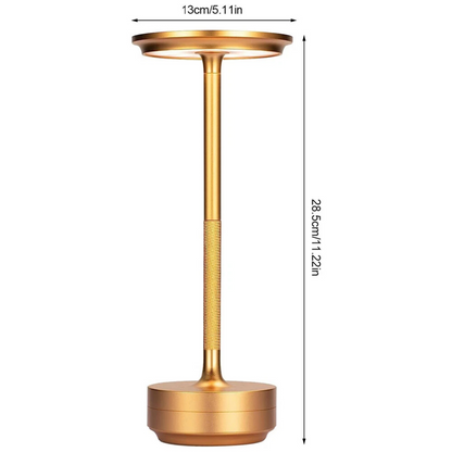 Touch Lamp Desk LED Dimmable Adjustable Gold USB and Charging Light