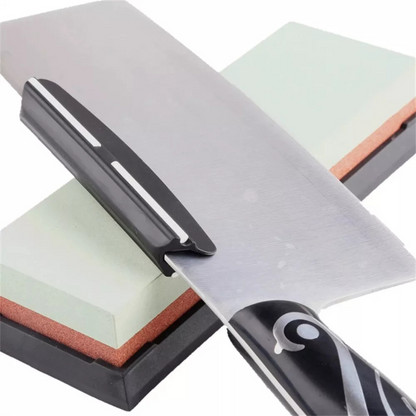 Whetstone Sharpener Angle Guide Kitchen Knife Ceramic Holder Clip 1x