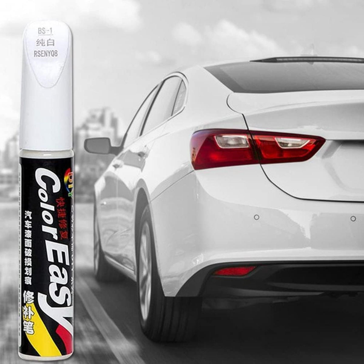 Auto Paint Repair Clear Scratch Remover Touch Up Brush 2pcs WhiteFix Pen For Car