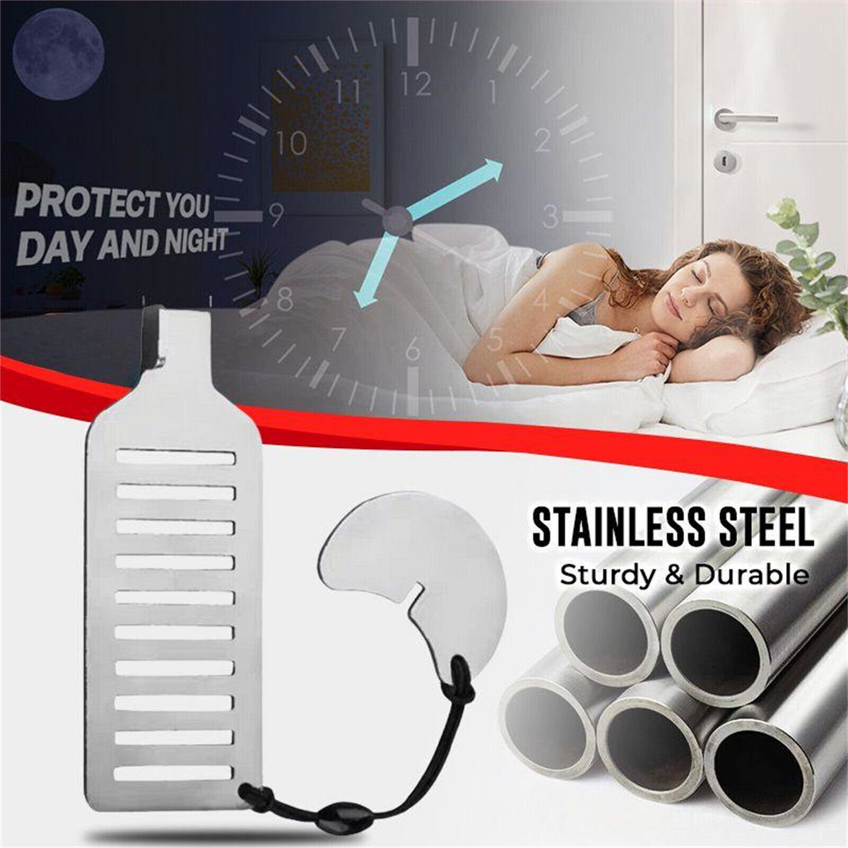 Safe Lock Security Safety Travel Hotel Home Addalock Portable Door Lock