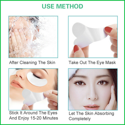 Eyelash Pads Gel Patch Lint Free Lash Extension Beauty Under Eye Curve