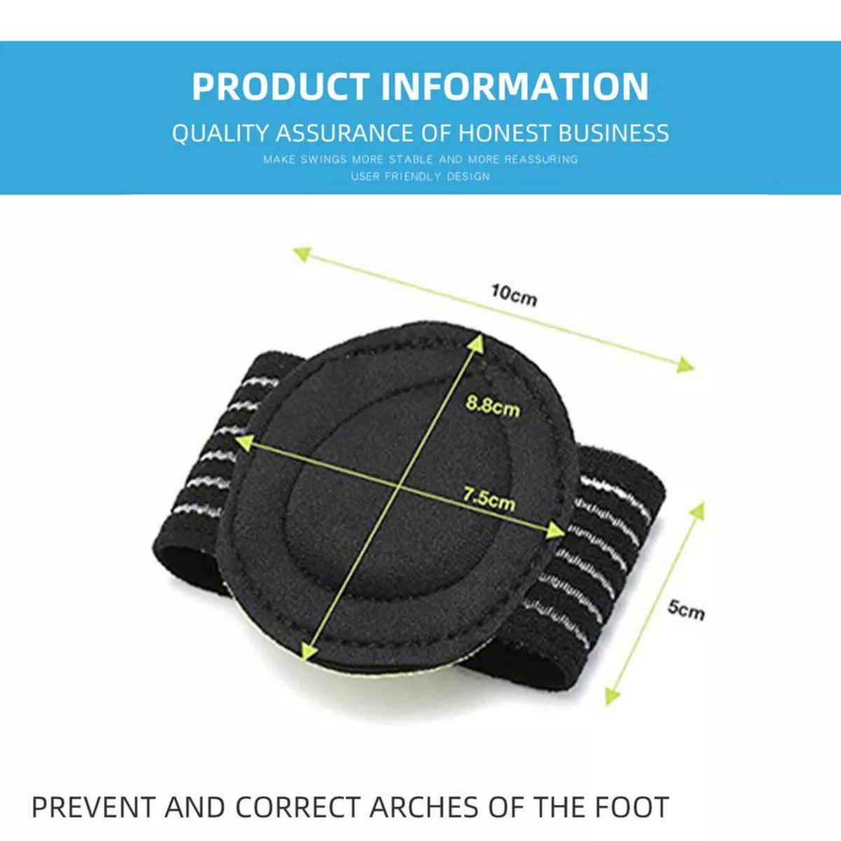1 Pair Arch Support Shoes Foot Heel Pain Relief Plantar Fasciitis Insole Pads