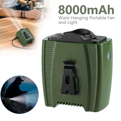 Rechargeable USB Waist Hanging Portable Cooling Fan