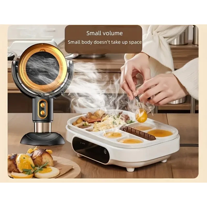 PuffHide Smoke Away Purifier Gold Rechargeable Fan Cleaner Home Air Use