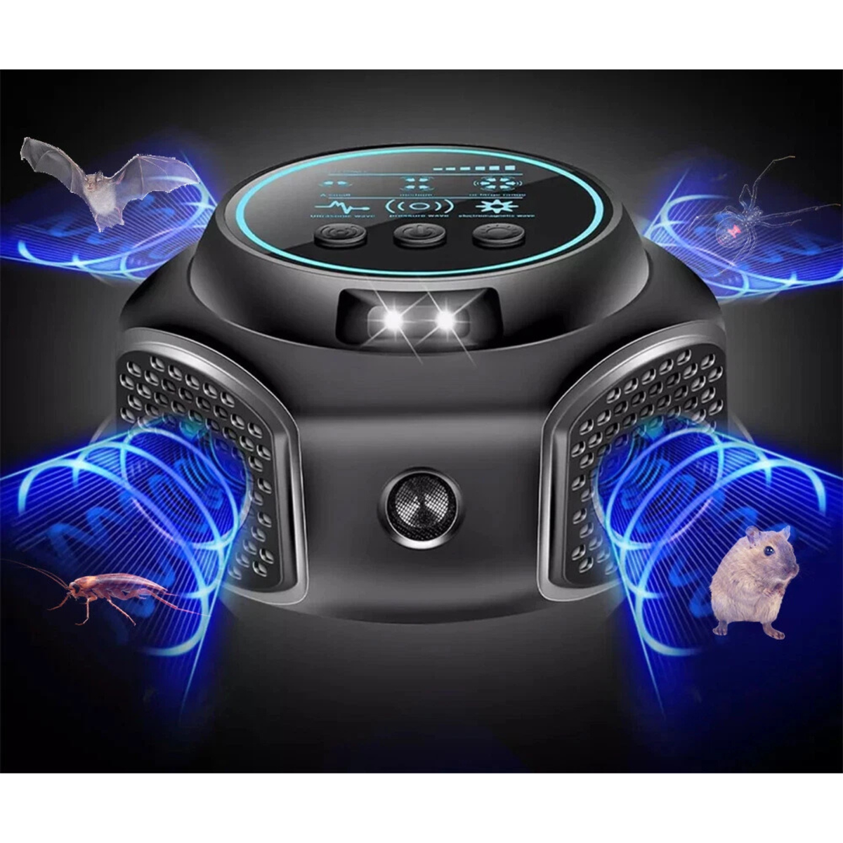Ultrasonic Pest Repeller Electronic Home Indoor Rodent Insect Device