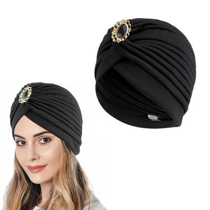 Black Headband Accessory Indian Hat Twist Style Hair Fashion Accessory