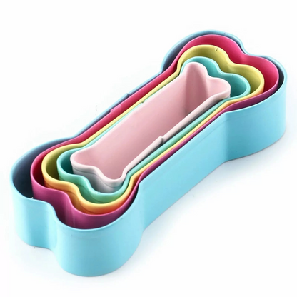 Cake Cutter Party Baking Tool Dog Bone Shape Cookie Mold Stainless Steel 5X