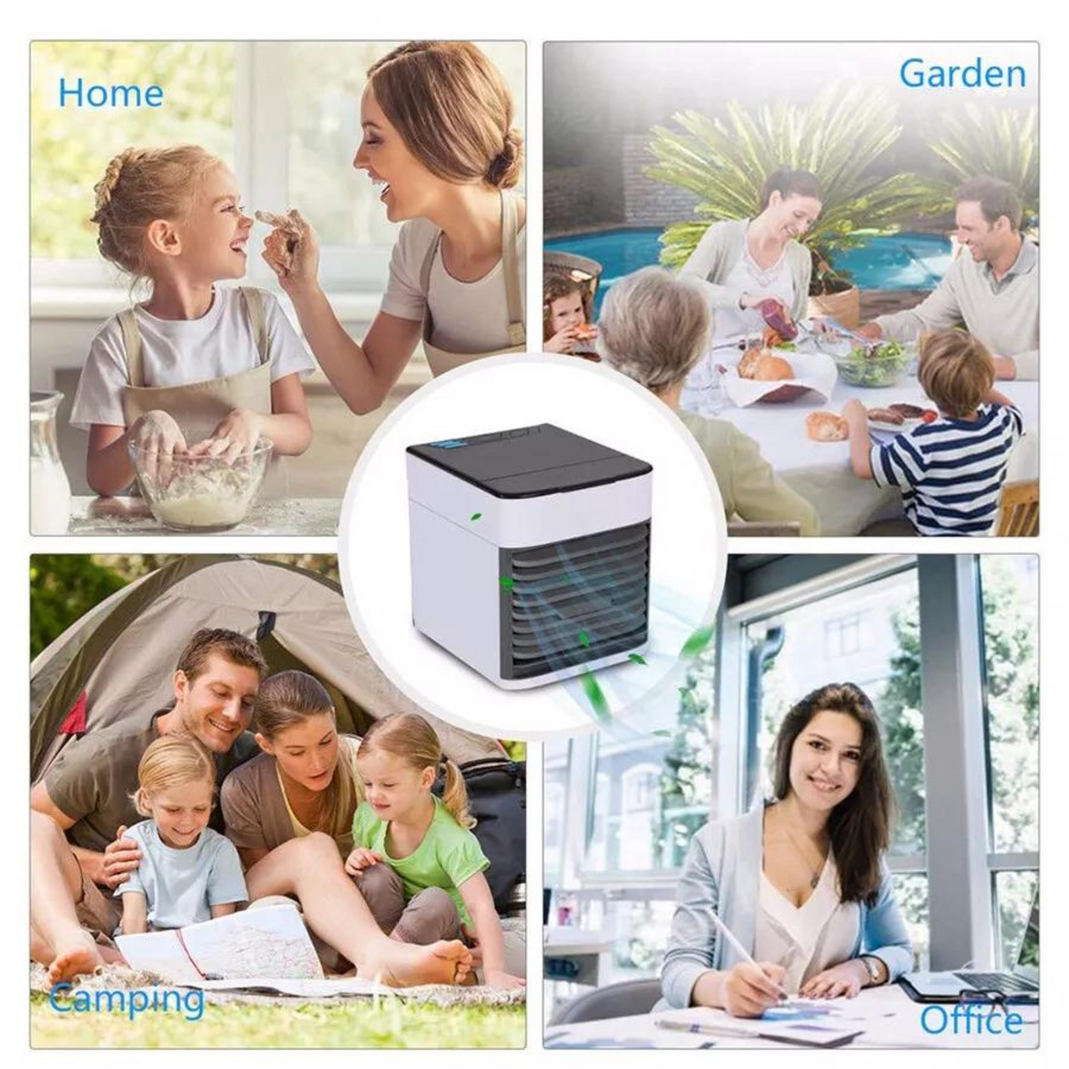 Humidifier Desk USB Fan Air Conditioner Cooling Portable Mini Air Cooler