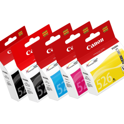 Canon PGI-525 CLI-526 Genuine Ink Cartridge Combo Value 5 Pack
