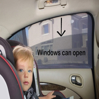 Rear Side Window Sun Shades Universal Car UV Mesh Blockers