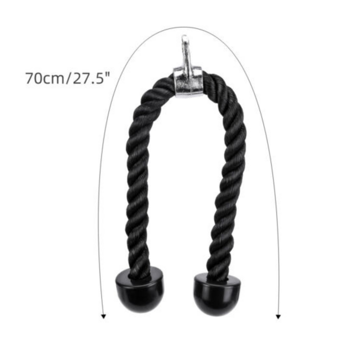 Gym Push Pull Cord Press Down Multi Lat Bar Tricep Rope Pulley Cable Attachment