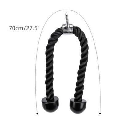 Gym Push Pull Cord Press Down Multi Lat Bar Tricep Rope Pulley Cable Attachment