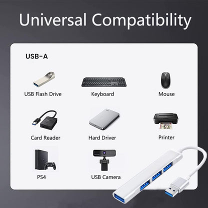 4-Port Multi-Splitter OTG 3.0 USB Hub Adapter