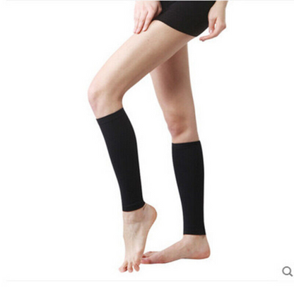 Black Foot Support Sleeve Relieve Compression Socks Leg Calf Varicose Stockings