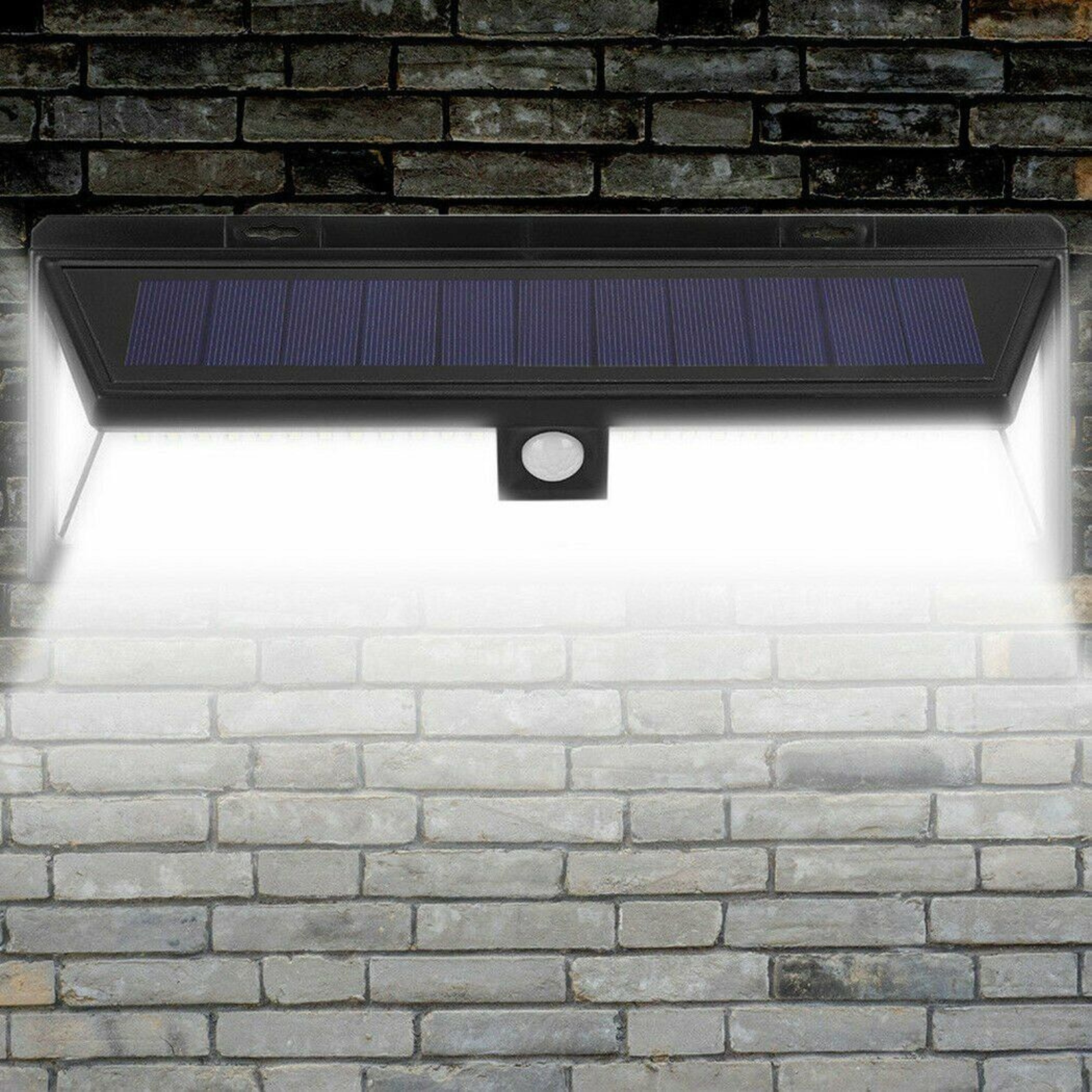 118 LED Garden Security Lamp Floodlight Solar Motion Sensor Light