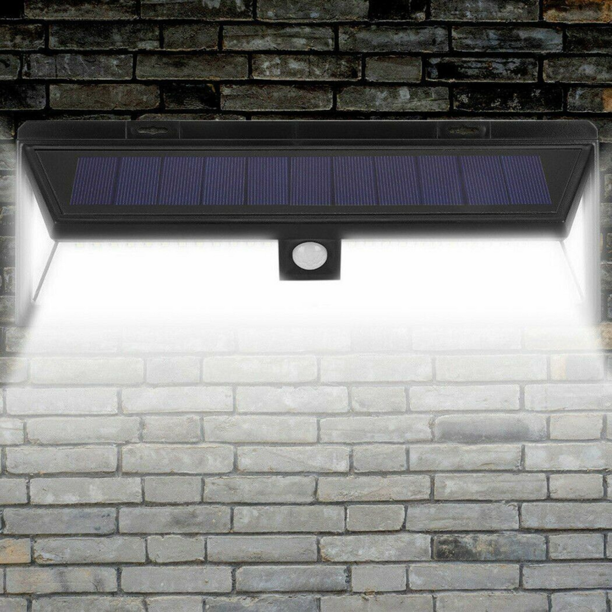 118 LED Garden Security Lamp Floodlight Solar Motion Sensor Light
