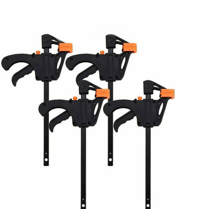 Bar Clamp Woodworking Clip Set 4 Pcs Quick Release for DIY Projects