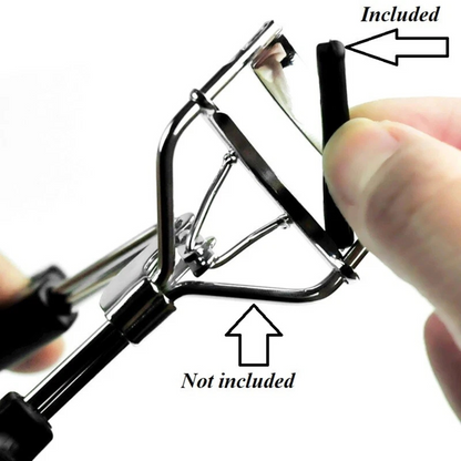 10x Replacement Eyelash Curler Circle Cosmetic Refill Rubber Pads Make Up Tool