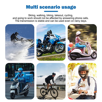 Interphone Headphone Bluetooth Motorcycle Helmet Motorbike Intercom Headset