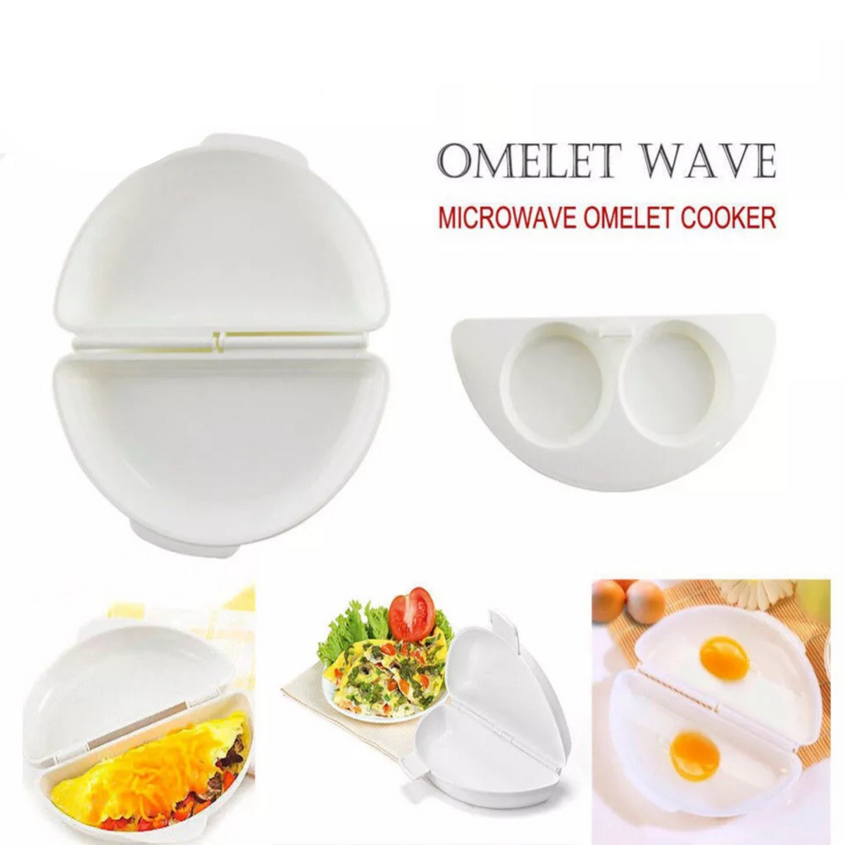 Microwavable Cooker Microwave Egg Omelette Omelett Omelet Pan Maker