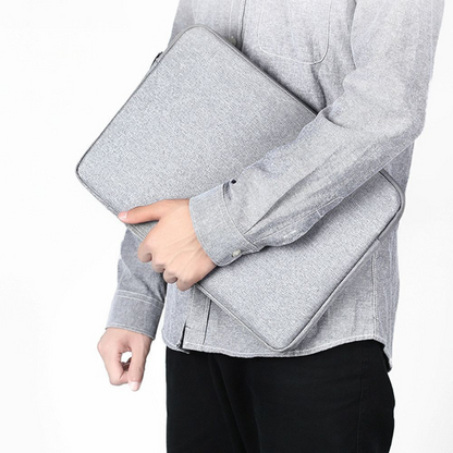 Light Grey Laptop Bag Shockproof Sleeve Case Notebook Pouch For HP Dell Lenovo