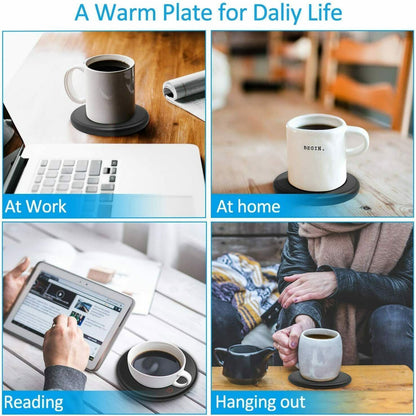 Coffee Mug Warmer Home Office Heating Plate Smart USB Tea Milk Cup Heater Pad