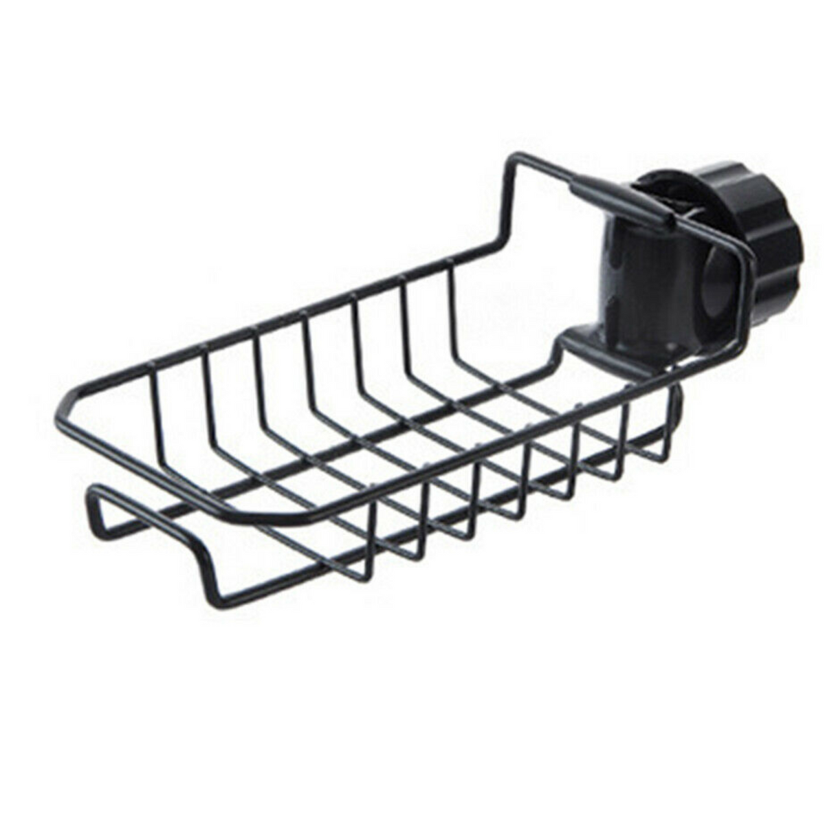 Black Holder Racks Storage Organizer Kitchen Sink Faucet Shelf Sponge Dish Rack