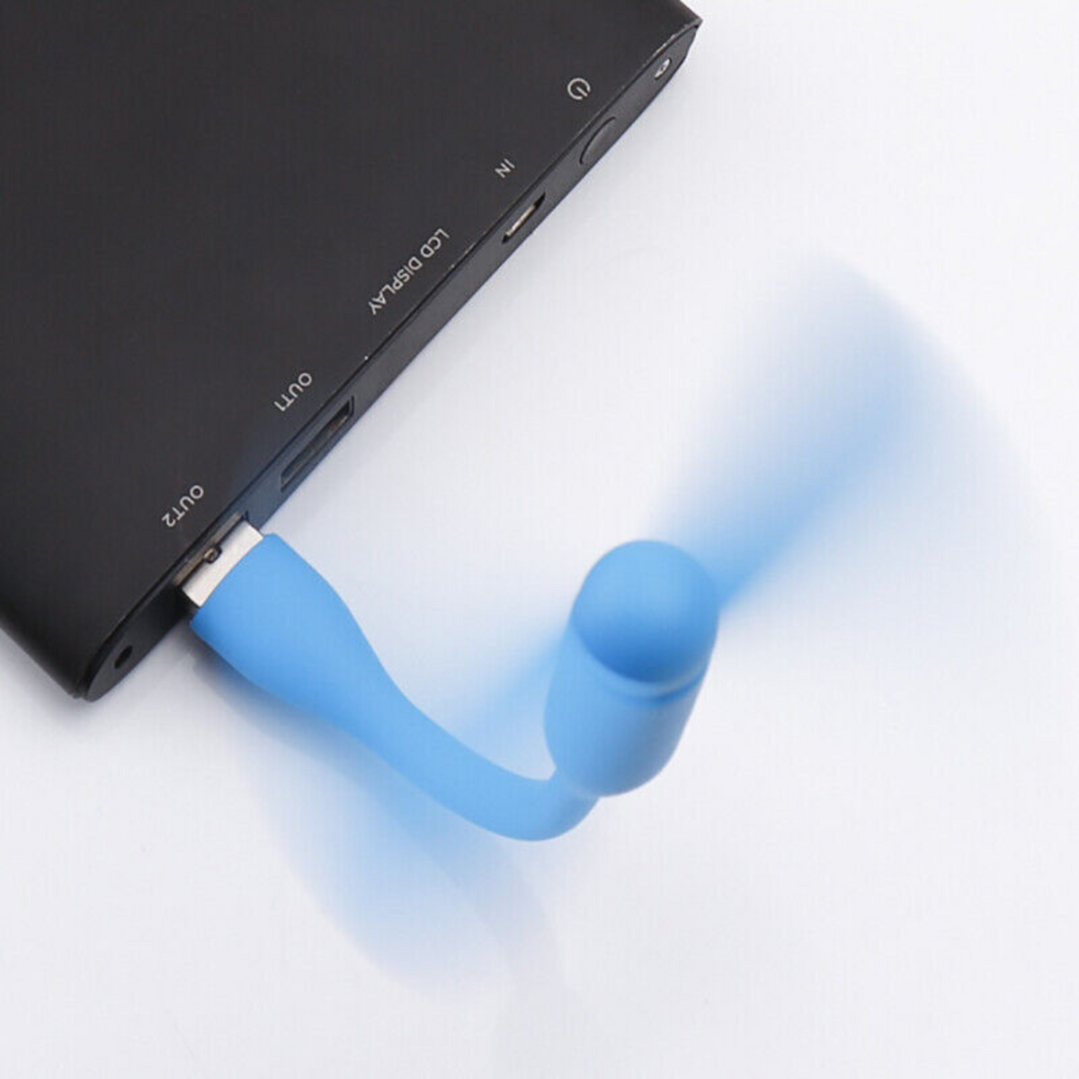 Detachable Mini USB Fan Cooling Cooler Portable for PowerBank/PC/Laptop Blue