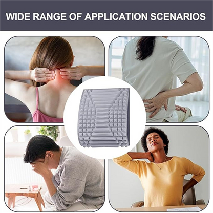 Neck And Back Stretcher Cracker Lumbar Stretcher Refresh Pain Relief Black