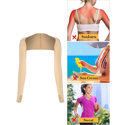 UV Sun Protection Cooling Arm Sleeves for Outdoor Skin Tone