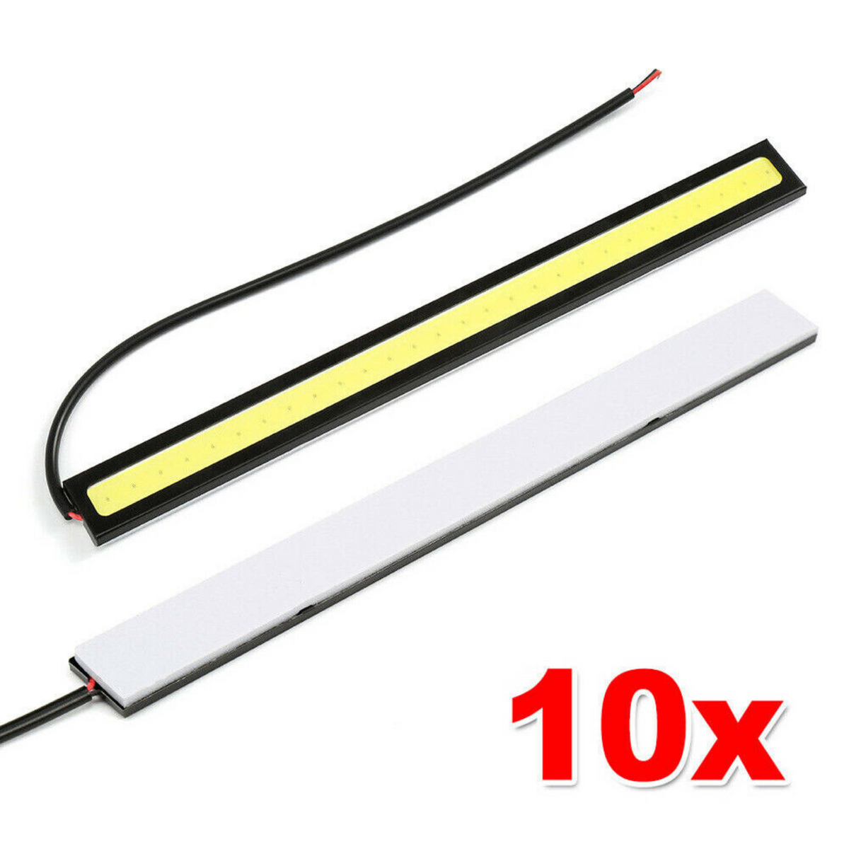 White LED 10x 12VStrip Lights Bars Camping Caravan 10X 12V Waterproof DRL