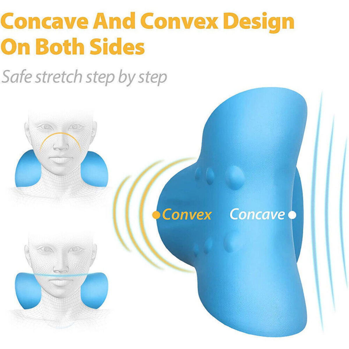 Neck Stretcher Cervical Pain Relief Neck Traction Pillow Original Cloud Shape