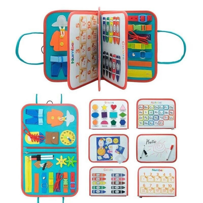 Kids Educational Sensory Busy Board Intelligence Learning Toy