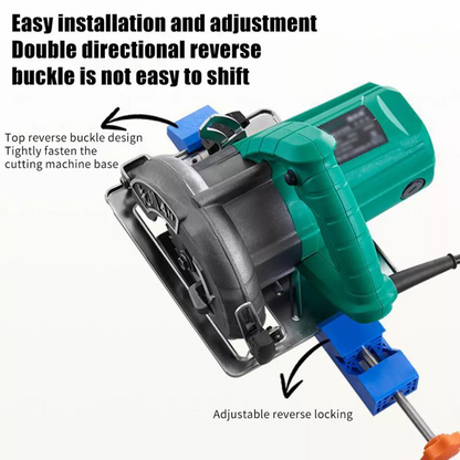 Circular Saw Milling Positioning Clamp Adjustable Cutting Machine Base Guide