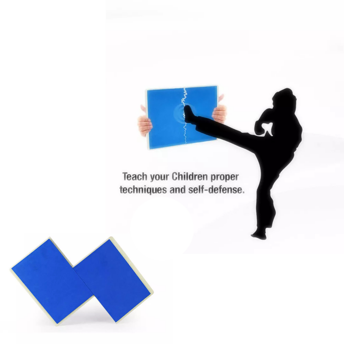 High Strength Blue 1.2cm Taekwondo Break Board Karate Rebreakable Martial Arts
