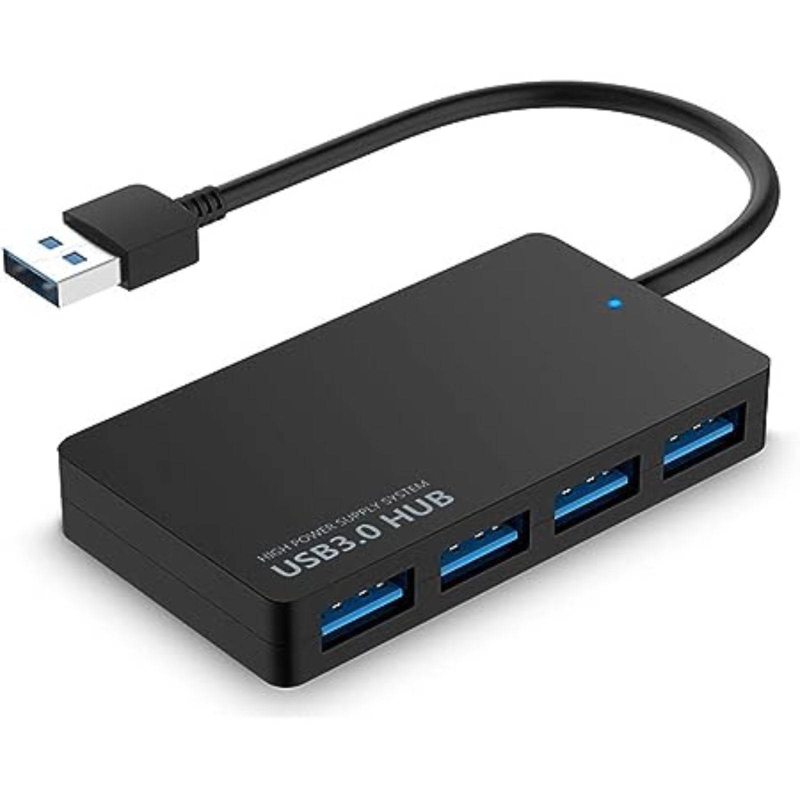 Multi USB Hub 4 Port High Speed Slim Compact Smart Splitter – Memory Tech