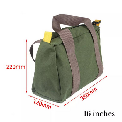 1x Large Toolkit Heavy Case Canvas Duty Waterproof Hand Bag Portable Storage