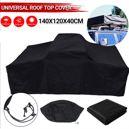 Waterproof Travel Camping Trailer Cover 1.4m Universal Roof Top Tent Camper