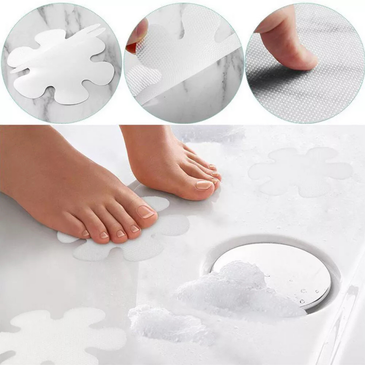 Bathroom Bath Tub Shower Strip Stickers 20x Non Slip Anti Skid