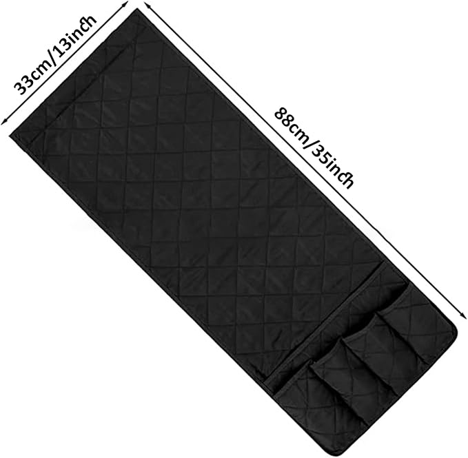 Remote Storage Holder Sofa Chair Arm Control Rest Bag 5 Pocket Couch Organizer