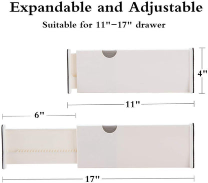 12PCS Bedroom Desk Dresser Adjustable Drawer Divider Partition Board Organizer