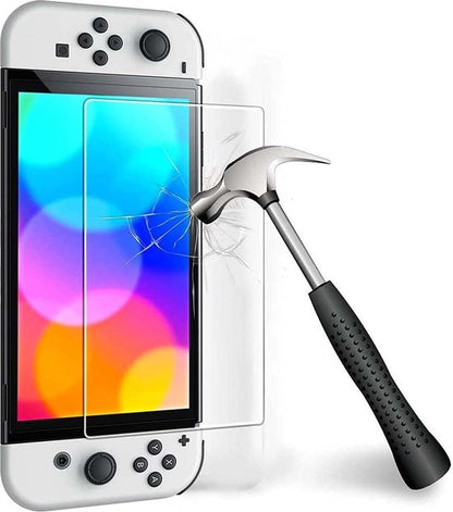 2 Pack Ultra Clear Tempered Glass Screen Protector Nintendo OLED Switch