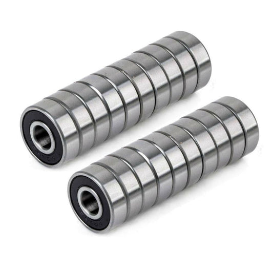 20pcs Longboard Skate Wheel 608rs Bearings Skateboard Scooter Roller Sealed Ball