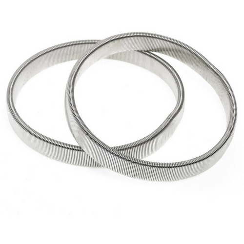 1 Pair Silver Elastic Armbands Shirt Sleeve Holders Men Ladies Gift Fashion