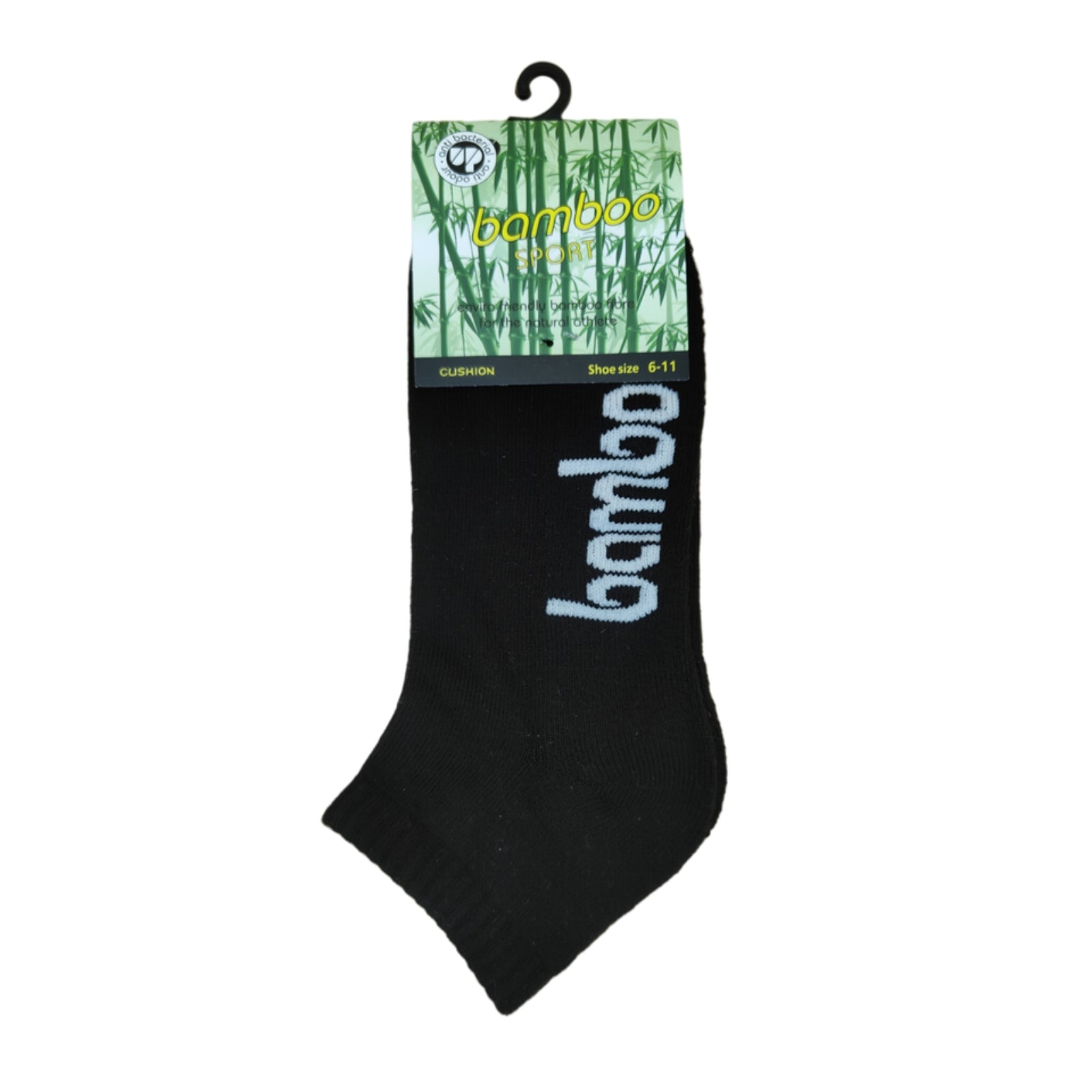 Bamboo Fiber Men Women Work Sport Cushion Short Socks Ankle Odor Resistant Sweat